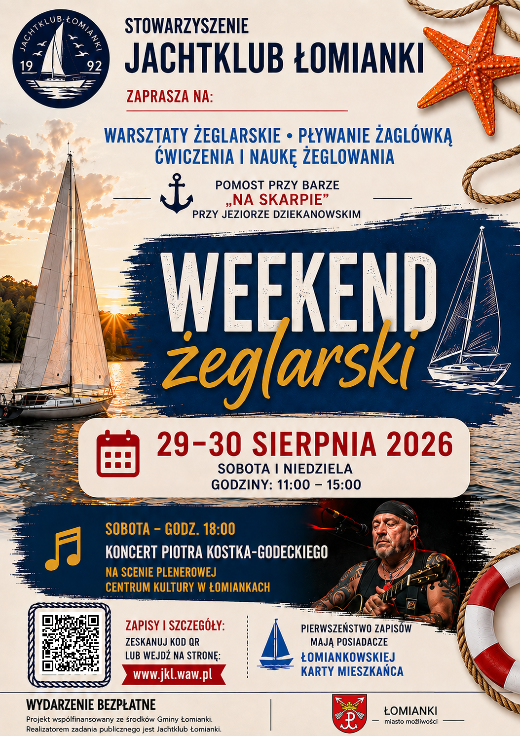 II edycja Weekendu Żeglarskiego w Łomiankach!